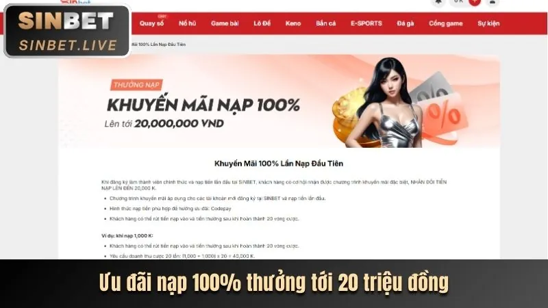 Thưởng Nạp Lại Casino